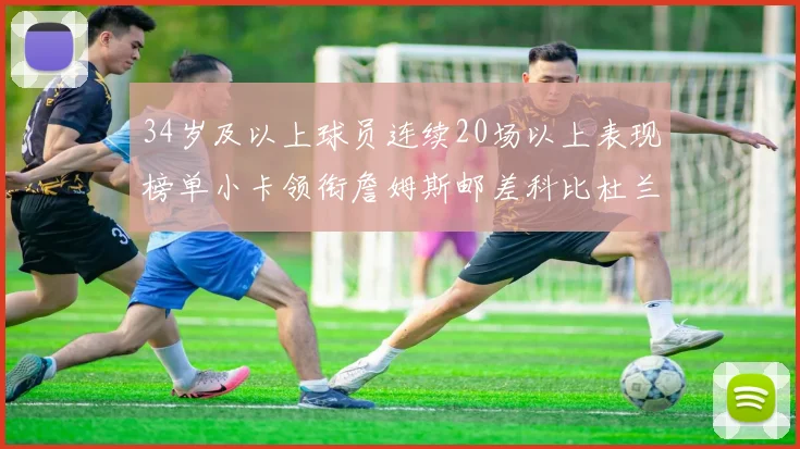 34岁及以上球员连续20场以上表现榜单小卡领衔詹姆斯邮差科比杜兰特上榜