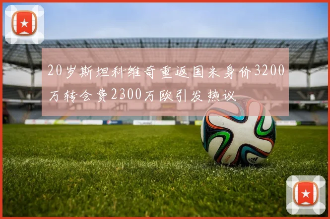 20岁斯坦科维奇重返国米身价3200万转会费2300万欧引发热议